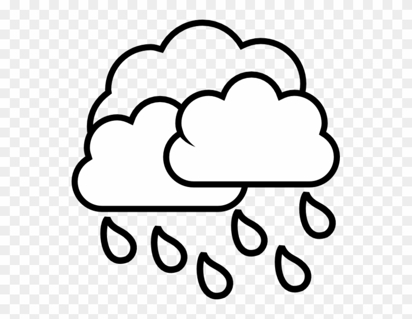 Drop Of Water Clip Art Black - Cloud Coloring #1213751