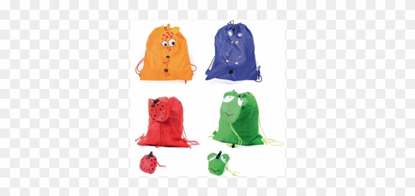 Mochila Plegable Animals En Color Naranja - Detalles De Comunion Mochilas #1213852