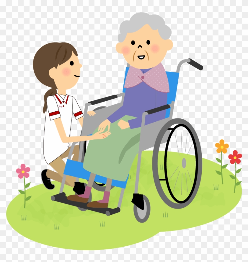 Contact Image - Cute Elderly With Wheelchair #1213958
