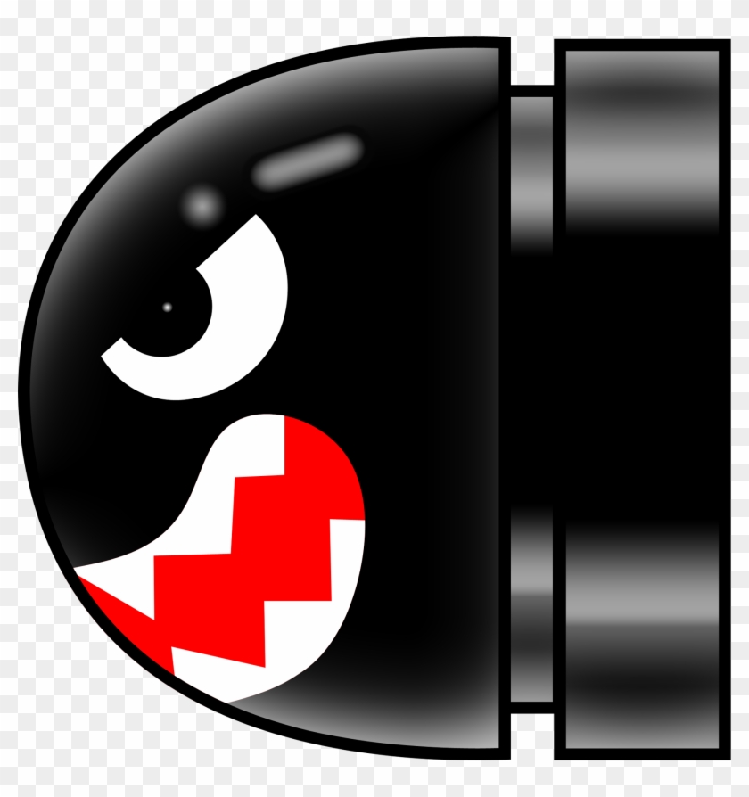 Bullet Clipart Bullet Bill - Bullet Bill Mario Bros #1214068