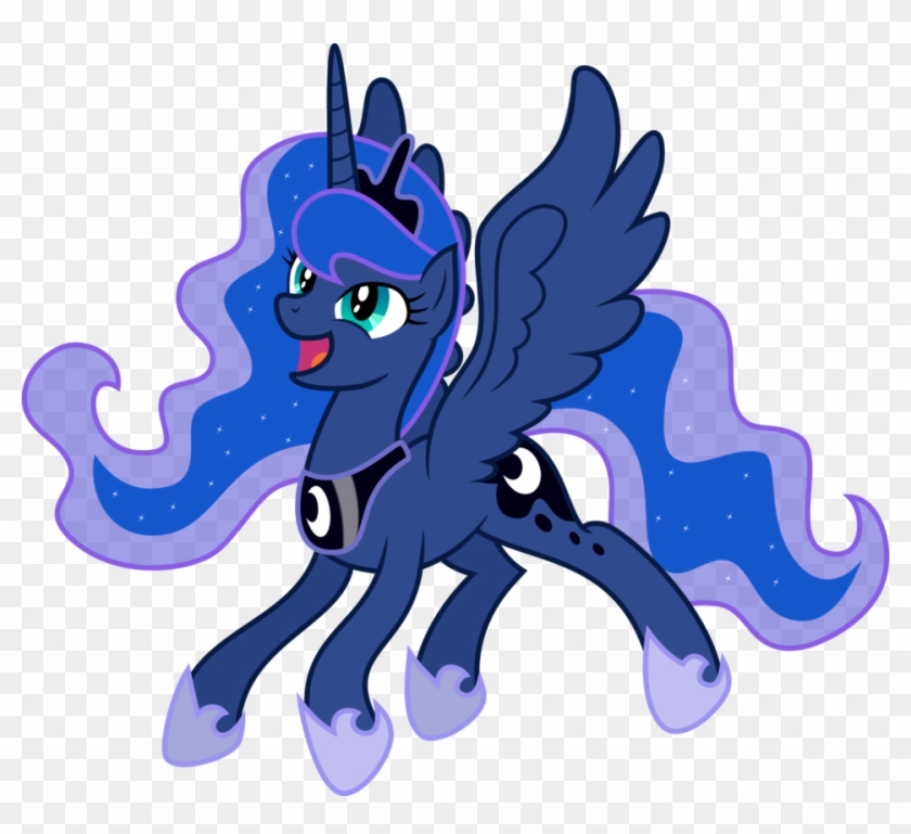 Flying Princess Luna By Mactavish1996 By Mactavish1996 - My Little Pony Princess Luna #1214322