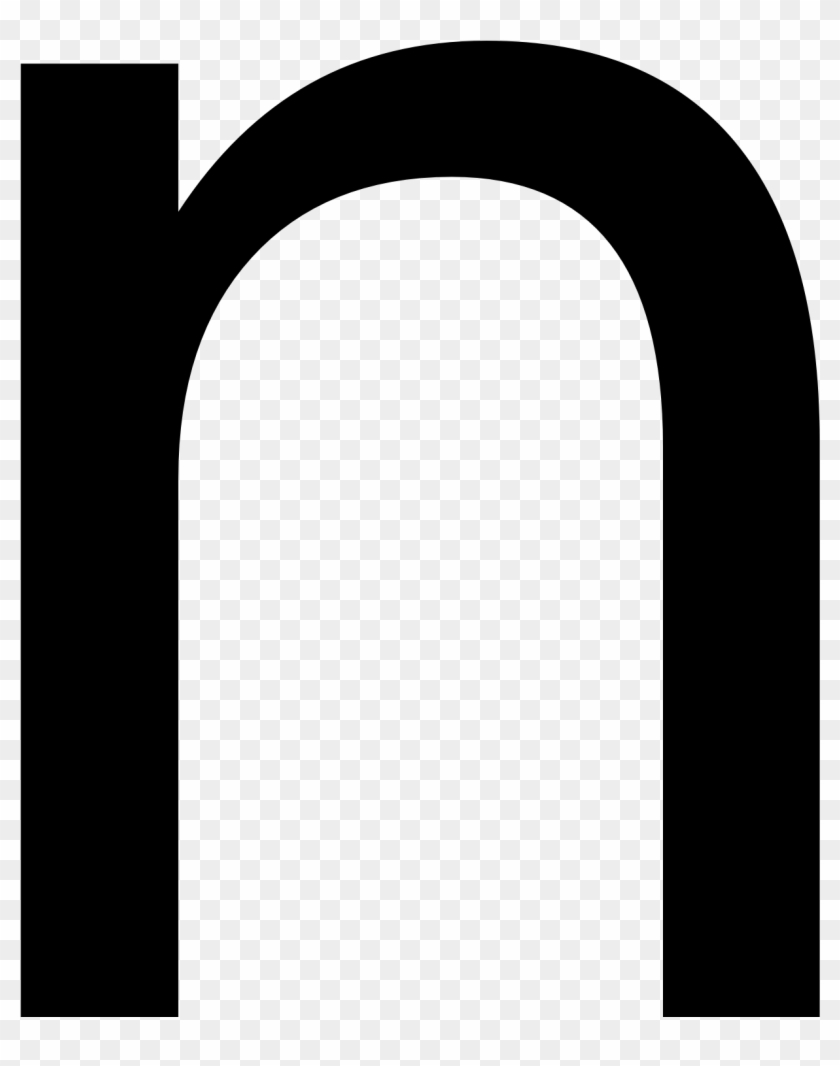 N Letter Png 2, Buy Clip Art - Lower Case Letter N #1214343