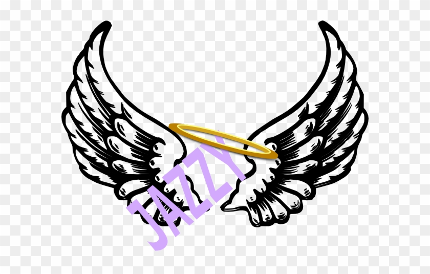 Angel Wings Drawing Simple #1214369