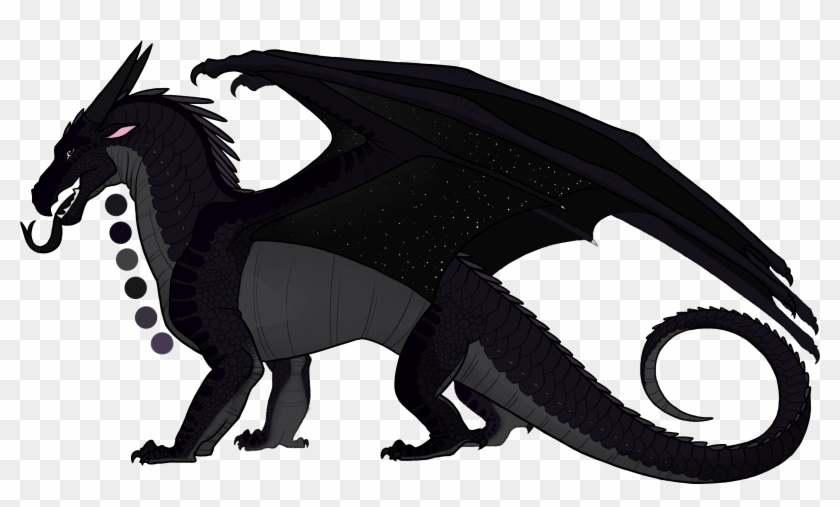 Moonwatcher Is A Purplish-black Female Nightwing With - Wings Of Fire Darkstalker #1214411