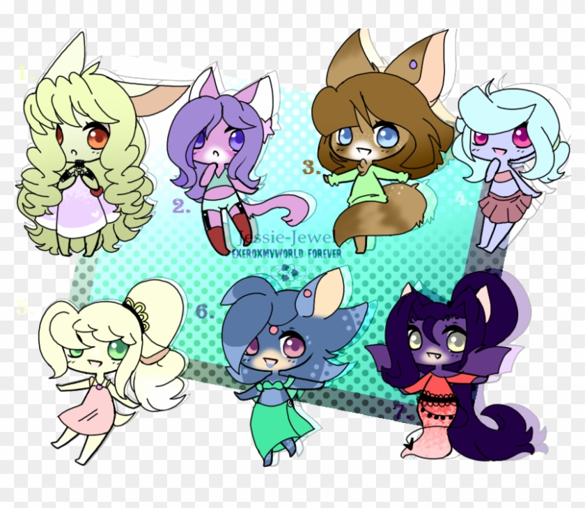 Quick Female Adopts~open~ By Jessie-jewel - Cartoon #1214453