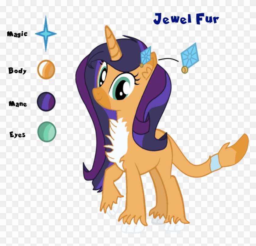 Mlp Jewel Fur Ref By Flakyporcupine1989 - My Little Pony: Friendship Is Magic #1214471