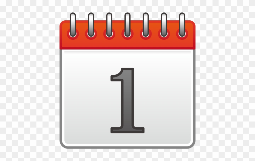 Spiral Calendar Pad Emoji For Facebook - Emoji Calendar Png #1214474
