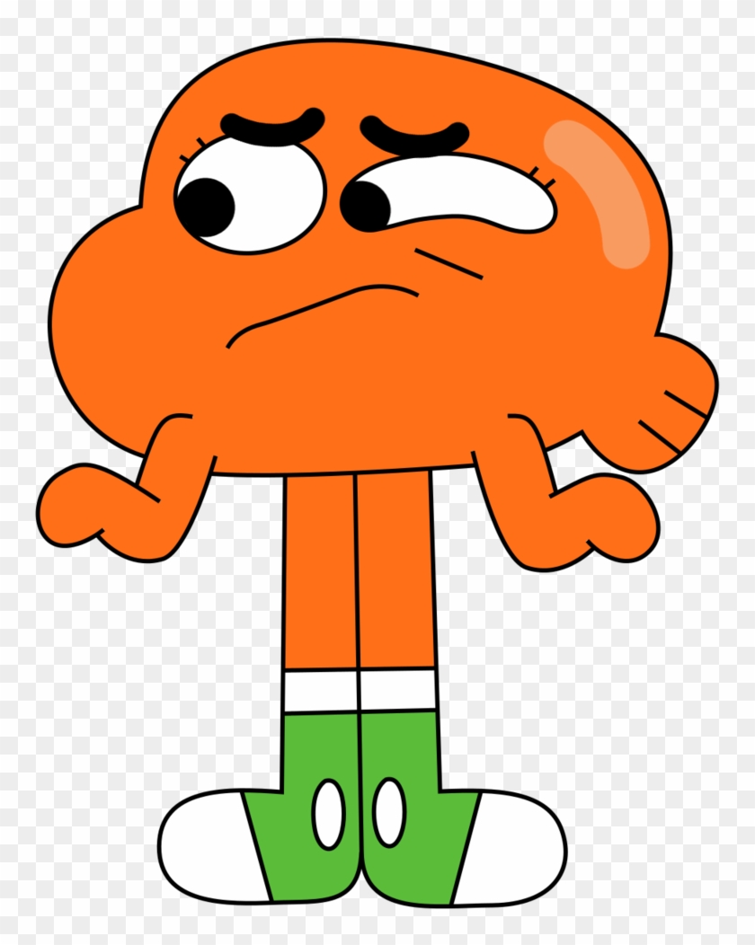 Shrug Darwin By Bornreprehensible - Darwin Gumball Png #1214577