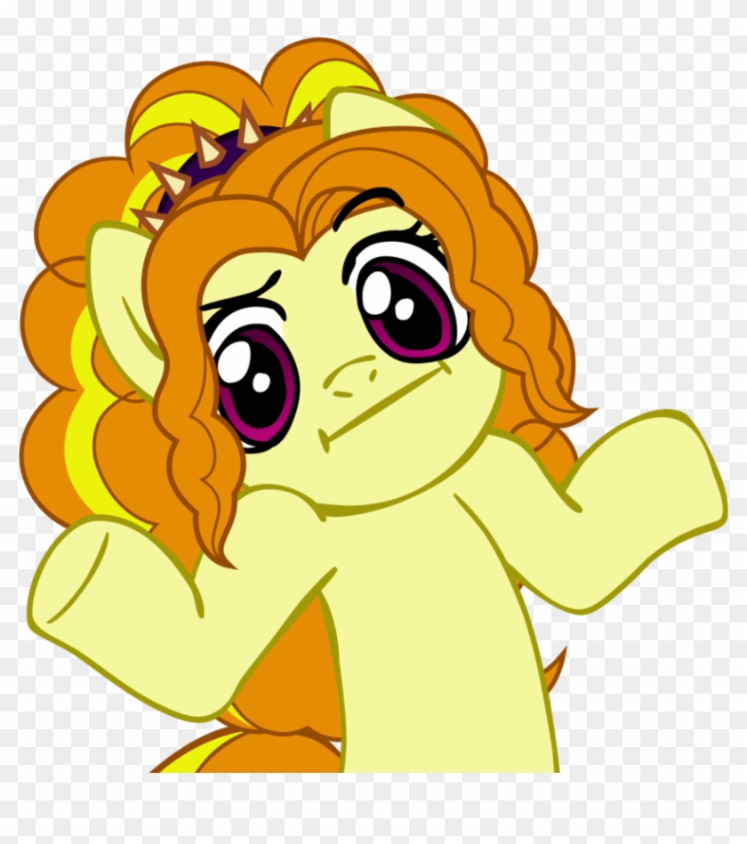 Adagio Dazzle Pony Shrug By Nano23823 - Pinkie Pie Shrug #1214580