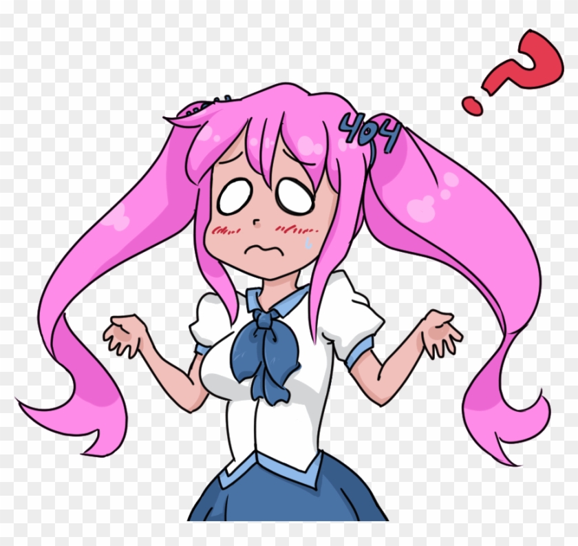 Shrug-emote - Anime Shrug Emote Transparent #1214592