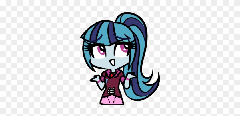 Rileyav, Chibi, Cute, Equestria Girls, Safe, Shrug, - Cartoon #1214625