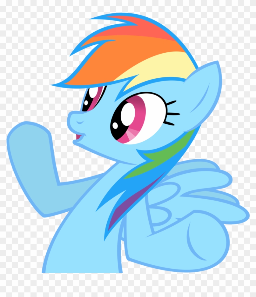 Raindow Dash Shrug By Alkippe-mlp - My Little Pony: Friendship Is Magic #1214643