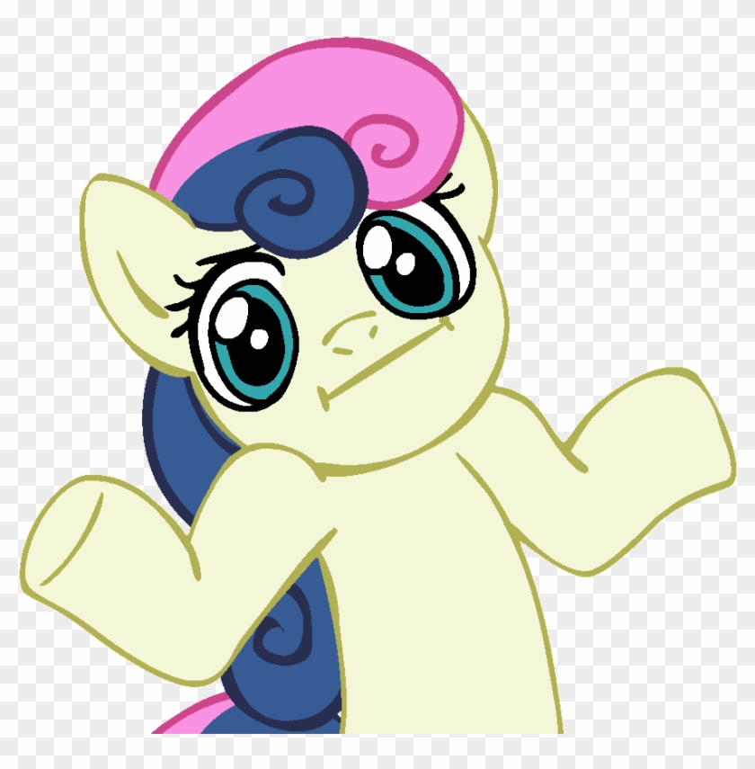 Moongazeponies, Bon Bon, - Pinkie Pie Shrug #1214663