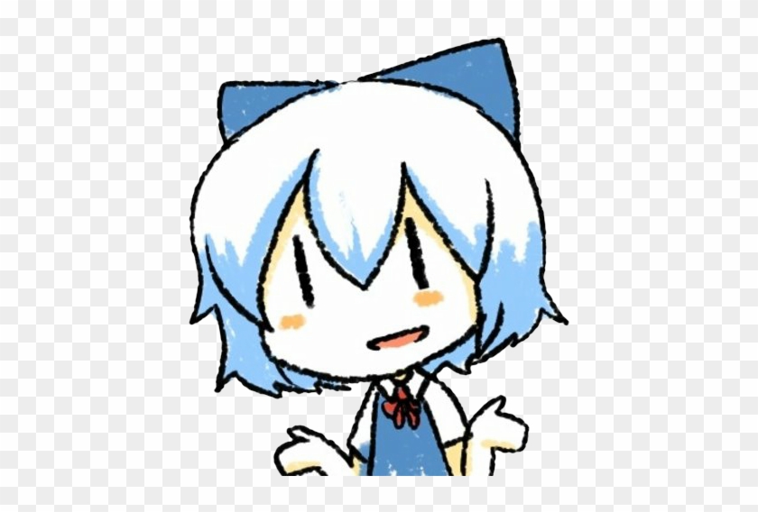 cirno shrug, textless | Cirno Shrug | Touhou anime, Anime icons, Character  art