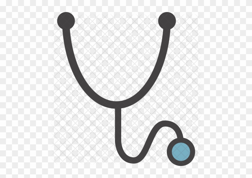 Excellent Stethoscope Icon With Doctor With Stethoscope - Hospital #1214759