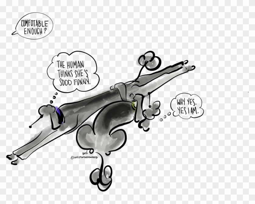 Standard Poodles, Poodles - Cartoon #1214849