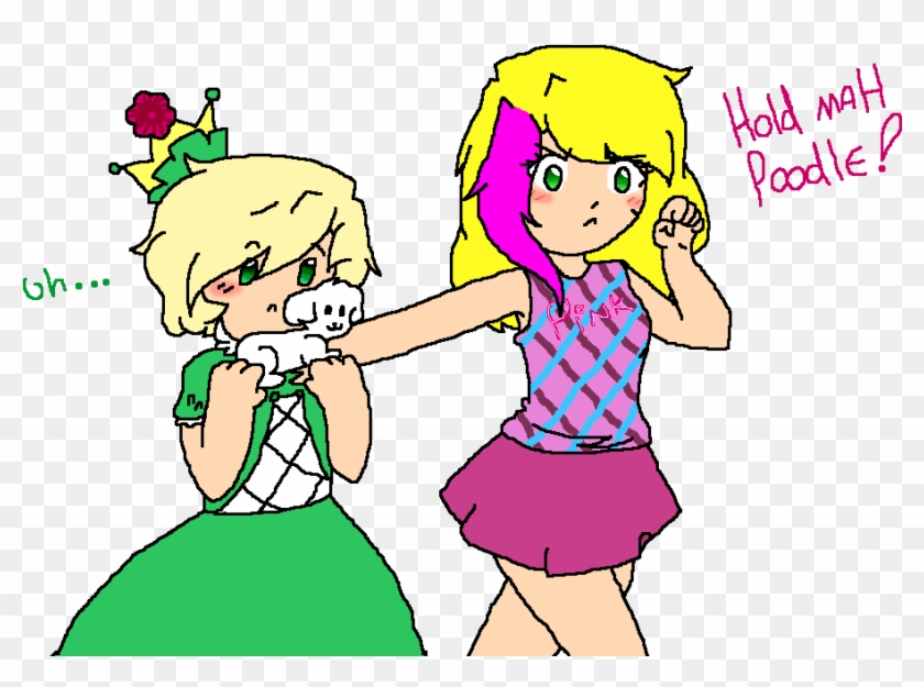 Hold Mah Poodle Digital By Mintymagic74 - Cartoon #1214854