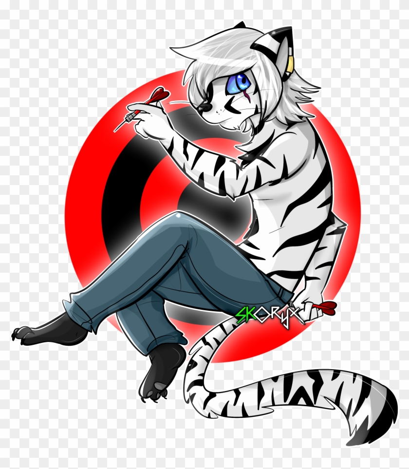 -tiger Darts By Skoryx - Cartoon #1214898