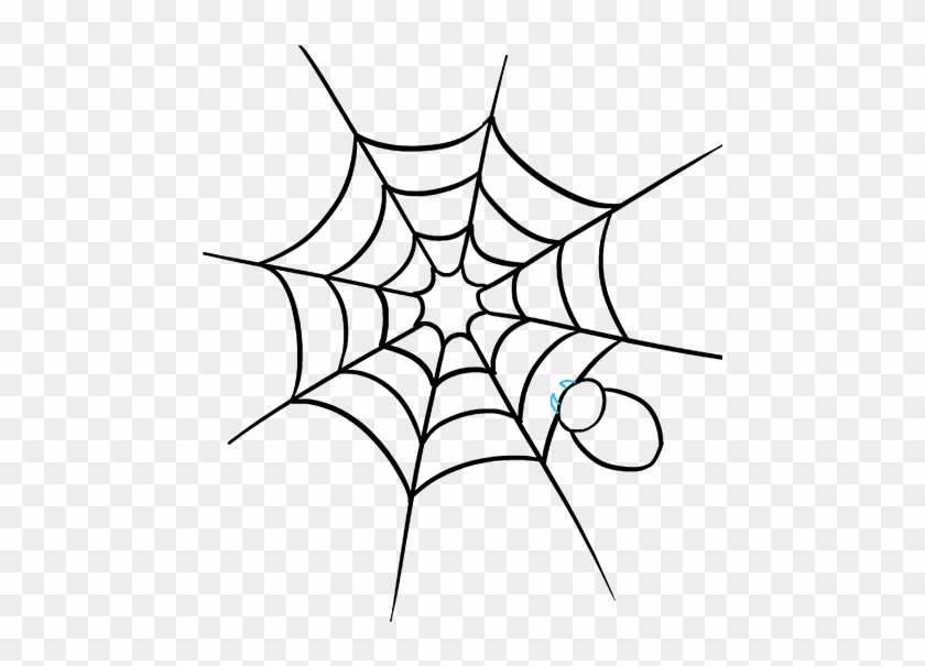 How To Draw How To Draw A Spider Web With Spider In - Draw A Spider Web #1214939