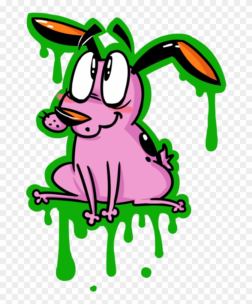 Courage The Cowardly Dog By Pasteloween Courage The - Courage The Cowardly Dog #1214970