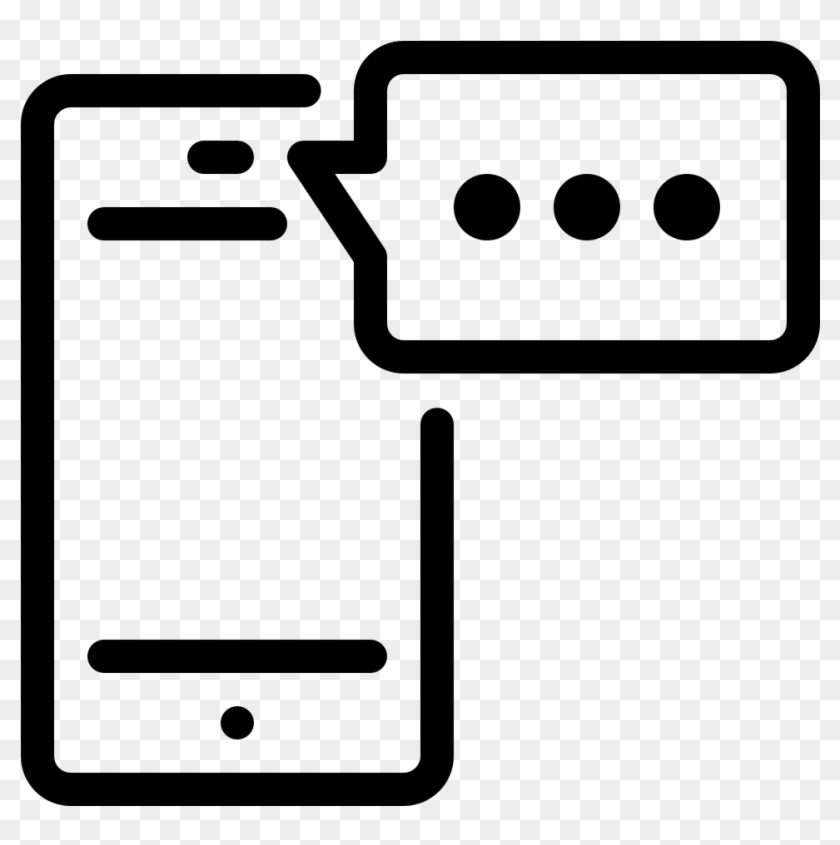 Communication Smartphone Bubble Communication Smartphone - Mobile App #1215071