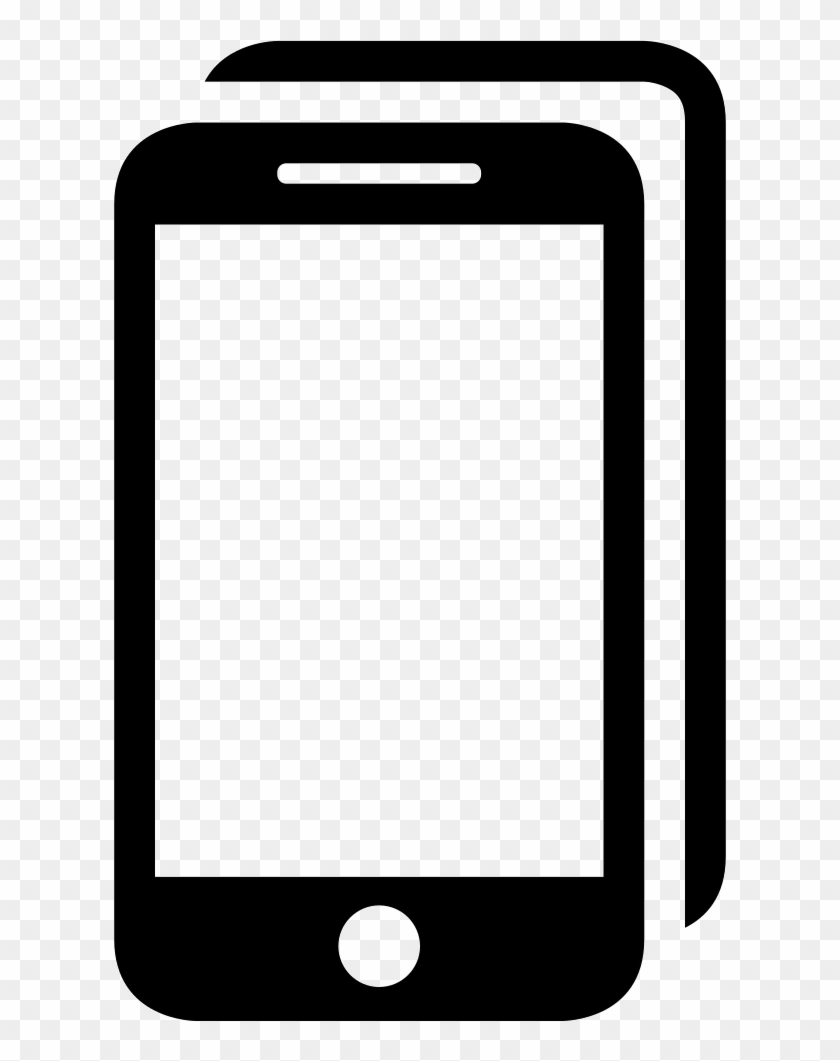 Tablet Or Cellphone Tool Symbol Comments - Clip Art #1215109