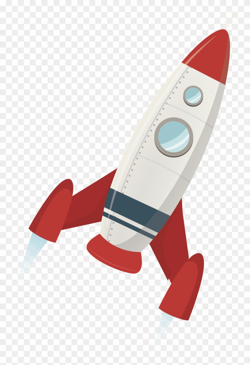 Lanzamiento De Un Cohete De Dibujos Animados - Rocket Png #1215296
