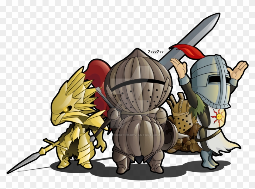 My Heroes From Dark Souls By Haruinkisitor - Dark Souls Chibi Png #1215404