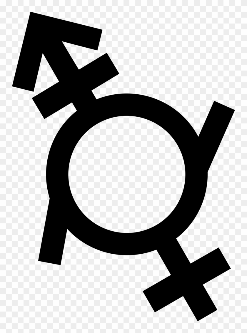 Genderfluid Symbol By Pride-flags - Androgyne Gender Symbol #1215527