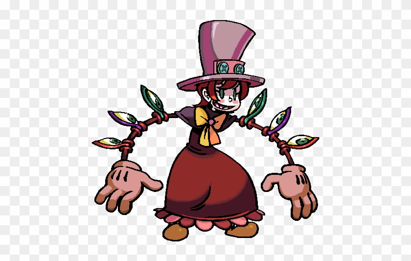 Peacock/mad Hatter & Fortune/cheshire Cat - Skullgirls Peacock Dancing Gif #1215539