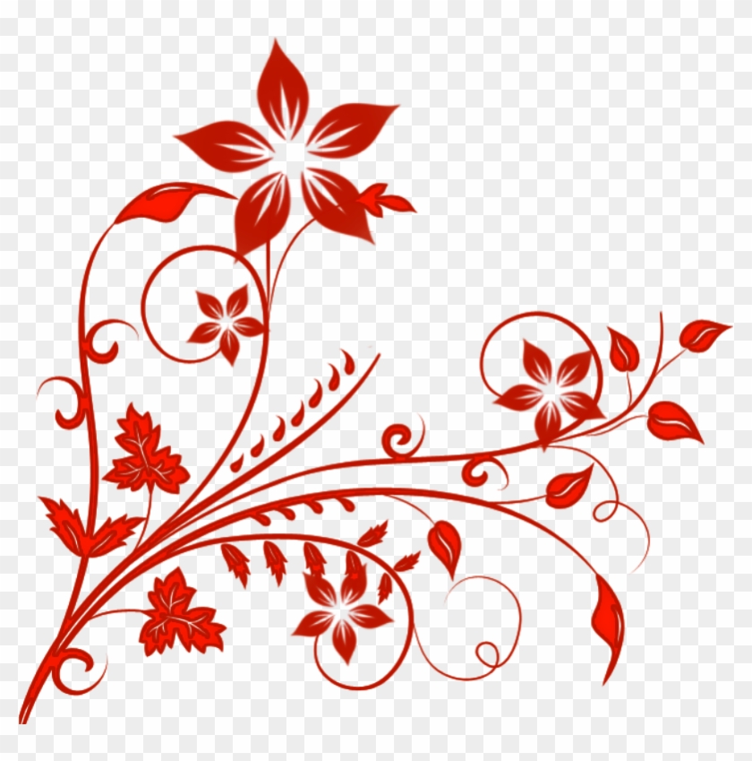 Designs 1024*768 Transprent Png Free Download - Red Floral Designs Png #1215617