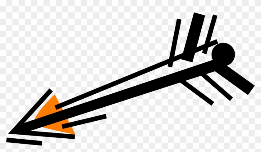 Vector Illustration Of Archery Marksmanship Arrow Shaft - Vector Illustration Of Archery Marksmanship Arrow Shaft #1215655