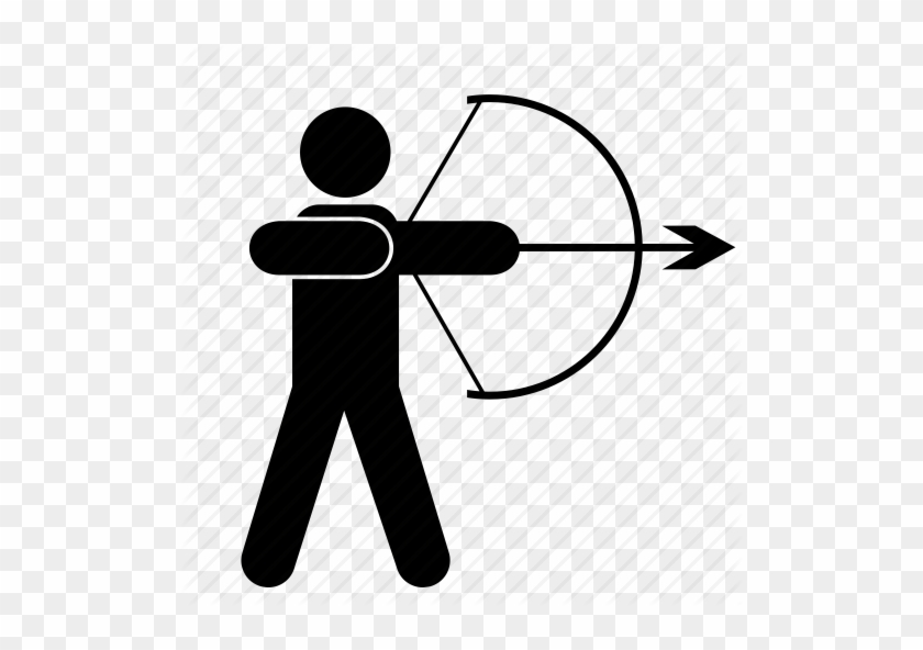 Shooter Clipart Arrow - Arrow Shooting Icon #1215660