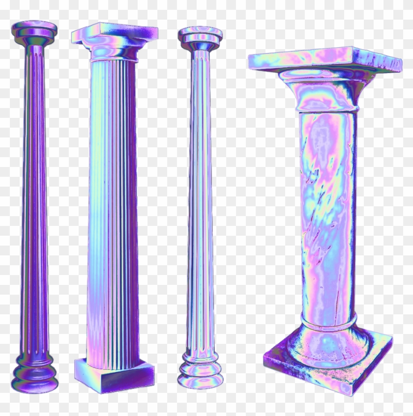 Columns Holo Holo Column Greek Roman Holo Holographic - Column #1215662