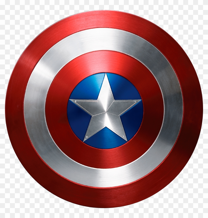 Captain America Photorealistic Shield - Captain America Logo Png #1215757
