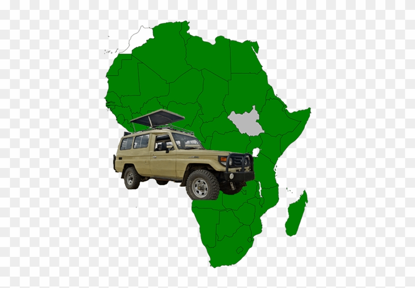 Legacy Car Hire & Safaris - Liberia On A Map Of Africa #1215992