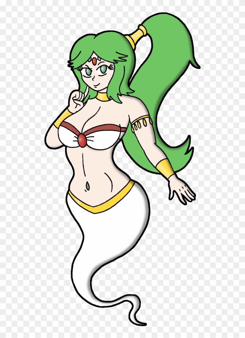 Genie Palutena By Polishedbrain - Cartoon #1216016