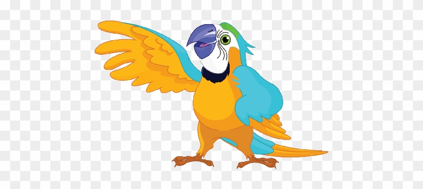 Parrot Clipart Parrott - Parrot Cartoon #1216121