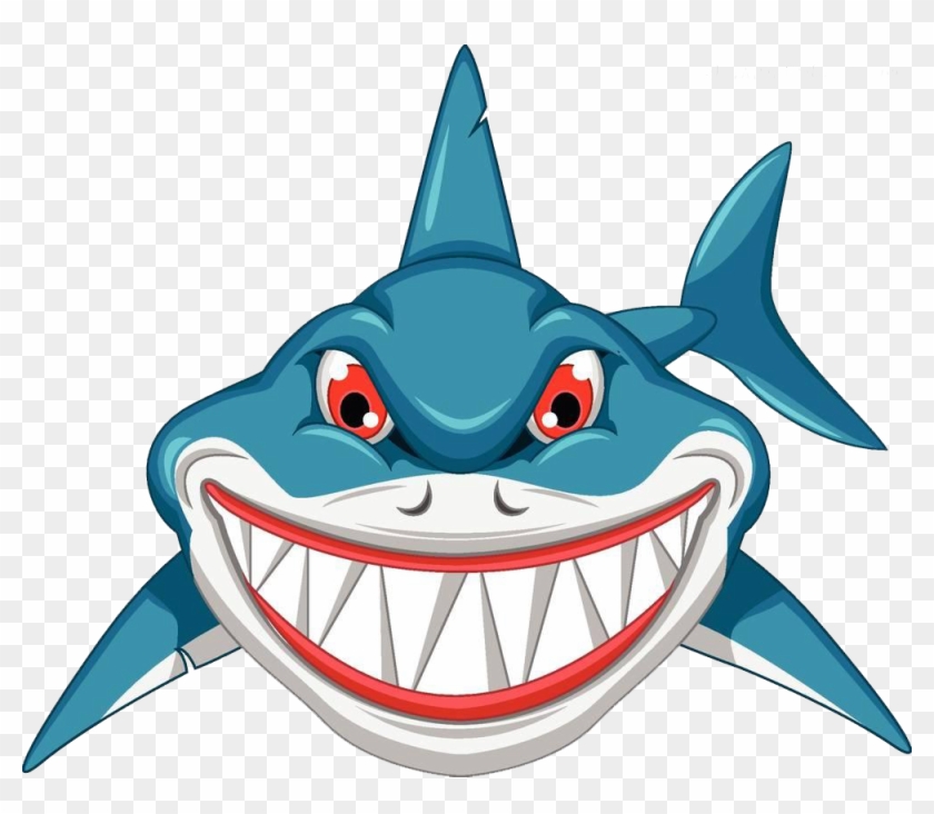 Shark Royalty Free Cartoon Clip Art - Cartoon Shark #1216359