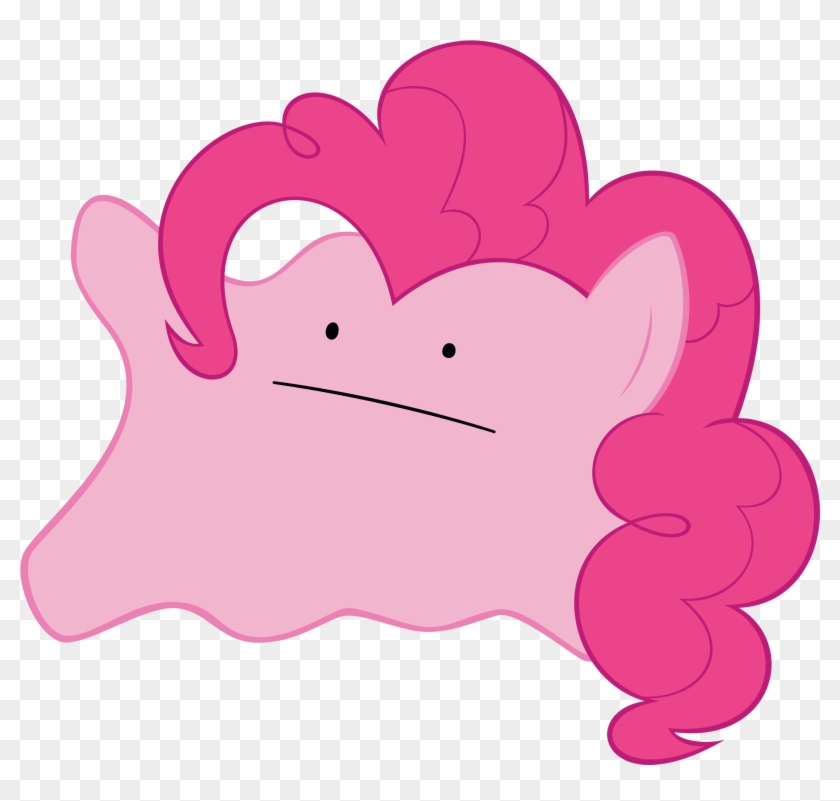 Pinkie Pie Twilight Sparkle Pony Pink Mammal Nose Vertebrate - Ditto My Little Pony #1216426