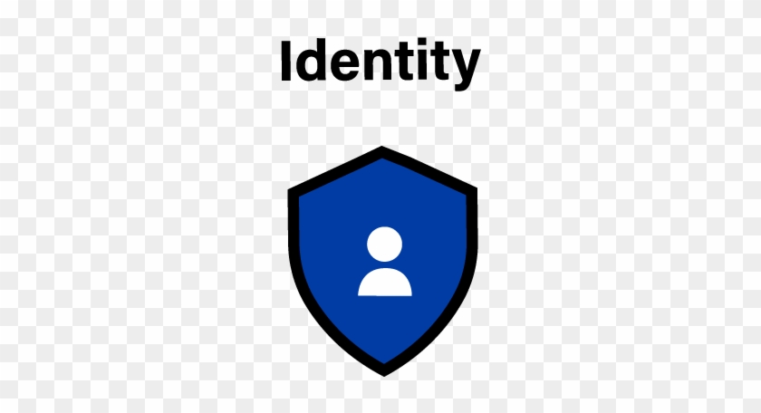 Blue Shield With A User Icon In It - Identity Management #1216502