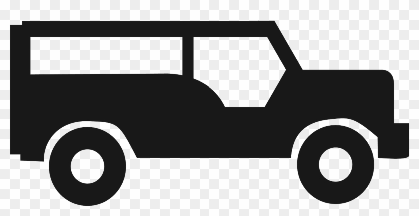 00 Off-road Trip - Jeepney Clipart Black And White #1216597