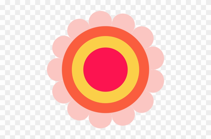 Hippie Flower Icon Transparent Png - Angel Tube Station #1216647