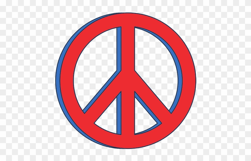 Hippie Peace Love Circle Button Element Symbol - Peace Love And Adventure #1216716