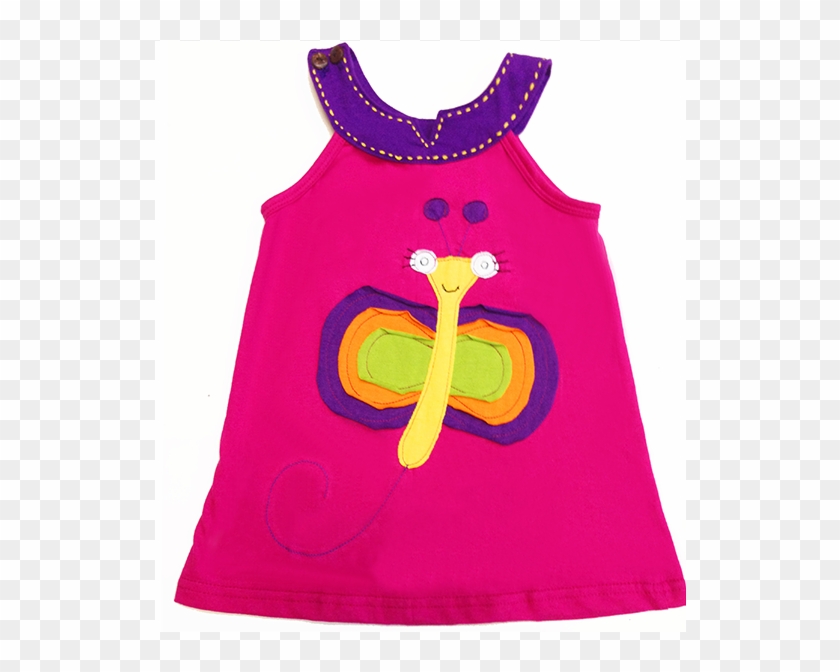 Vestido Hippie Mariposa Para Bebes - Active Tank #1216721