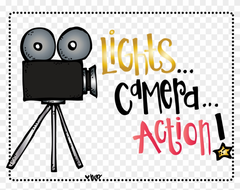 Hollywood Lights Clipart - Lights Camera Action Clipart #1216825