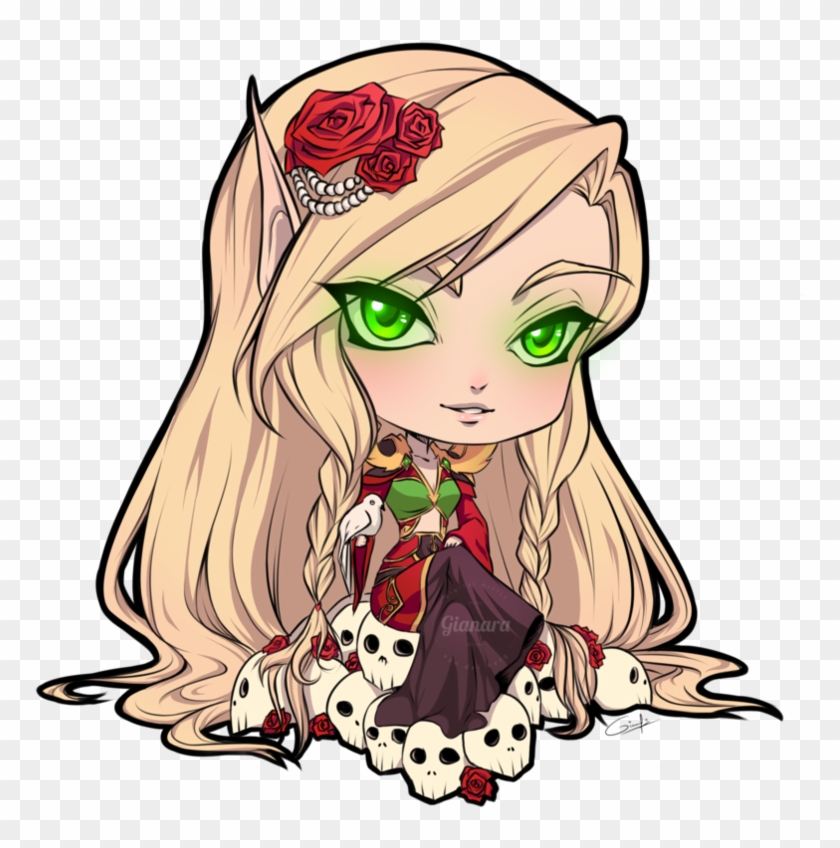 Blood Elf Chibi By Gianara - Elf Chibi #1216829