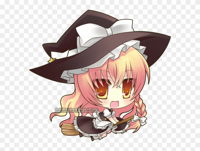 Marisa By Rinselli-chan - Reimu And Marisa Chibi #1216836