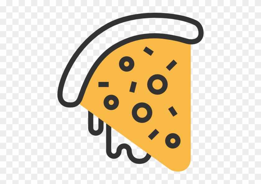 Pizza Slice Free Icon - Pizza Icon Transparent Background #1216850