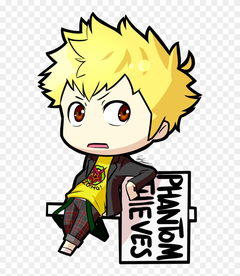 Ryuji Sakamoto Persona 5 By Mangaxai - Persona 5 Ryuji Chibi #1216856